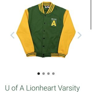 NWT UofA Lionheart Varsity Jacket